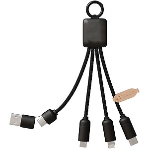 20W nabíjecí kabel 5 v 1, černá