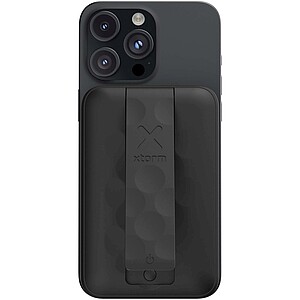 5000mAh magnetická bezdrátová powerbanka, černá