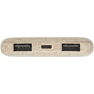 5000mAh powerbanka z pšeničné slámy