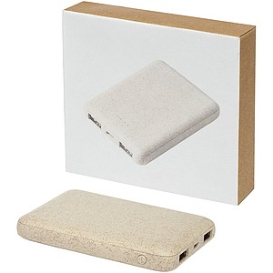 5000mAh powerbanka z pšeničné slámy