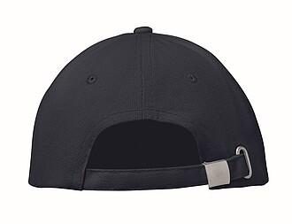 6 panelová baseballová čepice, modrá