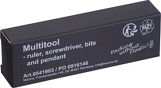 8-dílný multifunkční nástroj, černá