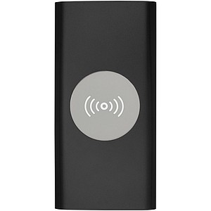 8000mAh bezdrátová powerbanka, černá