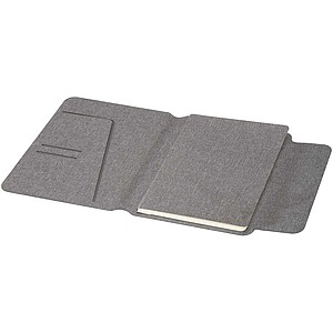 A5 recyklované portfolio RCS, šedá