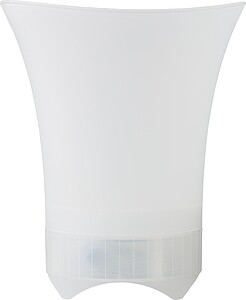 ABS kbelík na led s reproduktorem, bílý - reklamní předměty