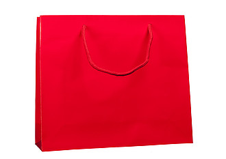 ADAVERA Papírová taška 32 x 10 x 27,5 cm, lamino lesk, červená - taška s vlastním potiskem