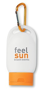 ATADAN Opalovací mléko s karabinkou SPF 30, objem 30 ml, oranžová