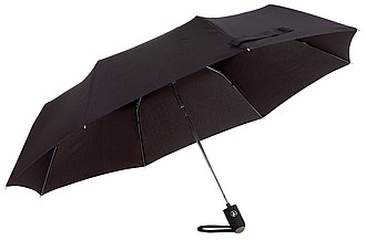 Automatický kapesní deštník, černý