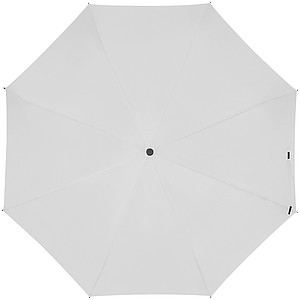 Automatický skládací deštník, pr. 98cm, s karabinou v rukojeti, bílý