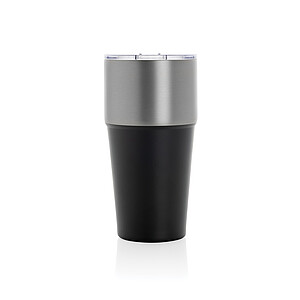 AYDIN Dvoustěnný termohrnek z recyklované nerezové oceli, 500 ml, černá