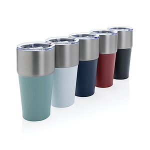 AYDIN Dvoustěnný termohrnek z recyklované nerezové oceli, 500 ml, červená