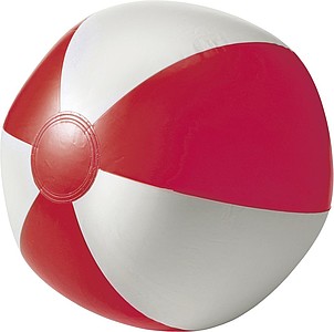 BALON Nafukovací míč, prům. 25 cm, červená
