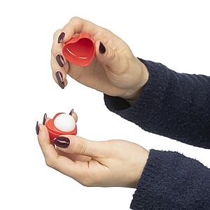 Balzám na rty ve tvaru srdce, červená