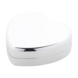 Balzám na rty ve tvaru srdce, stříbrná