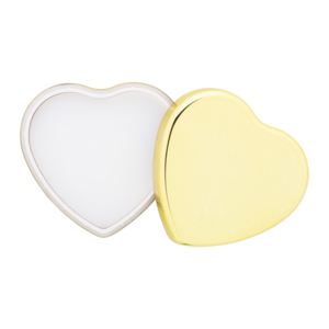 Balzám na rty ve tvaru srdce, zlatá