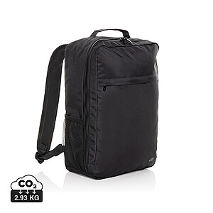 Batoh na 15,6" notebook Swiss Peak z RPET AWARE™, černá - batoh s potiskem