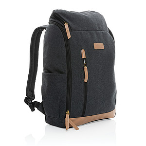 Batoh na 15" notebook Impact z 16 oz. recykl. canvas AWARE™ - tašky s vlastním potiskem