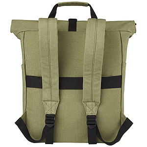 Batoh na notebook, recyklované materiály, khaki