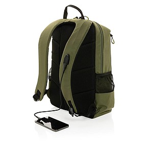 Batoh na notebook, RFID, zelený