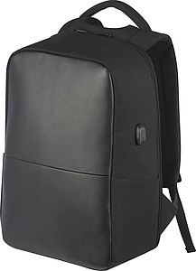 Batoh s místem na laptop, černá
