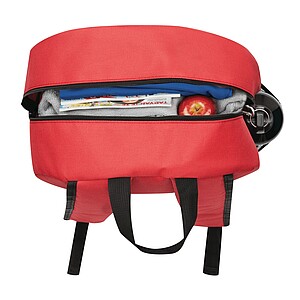 Batoh z recyklovaného polyesteru, červená