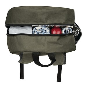 Batoh z recyklovaného polyesteru, tmavě zelená