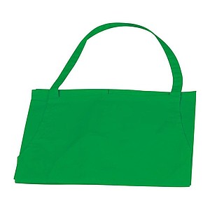Bavlněná kuchařská zástěra, zelená