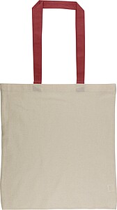 Bavlněná nákupní taška, červená