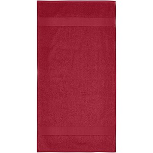 Bavlněný ručník 50x100cm, 450 g/m2, červený