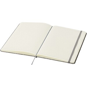 Bavlněný zápisník formátu A7, šedá