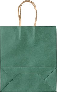 BELUZIA Papírová dárková taška, 18 x 8 x 21 cm, zelená - reklamní předměty