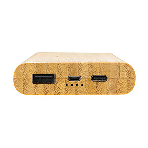 Bezdrátová powerbanka 8 000 mAh 5W z FSC® bambusu