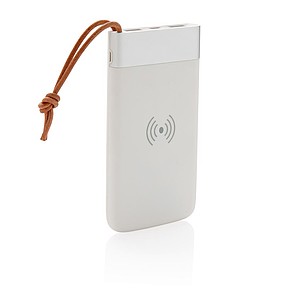 Bezdrátová powerbanka Aria 8 000 mAh 5W, bílá