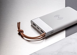 Bezdrátová powerbanka Aria 8 000 mAh 5W, bílá