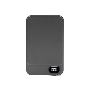 Bezdrátová powerbanka Brandcharger Powerwave 10000, gun metal - reklamní předměty