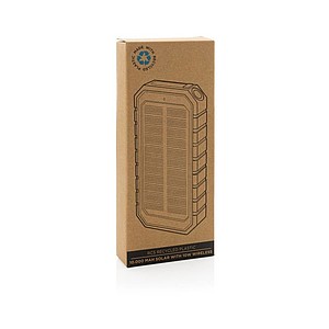 Bezdrátově nabíjecí powerbanka 10000mAh se solárním panelem