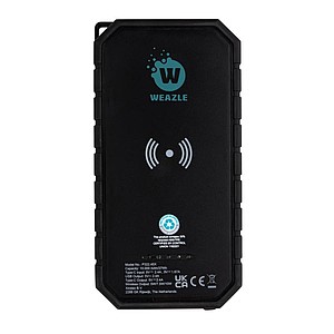 Bezdrátově nabíjecí powerbanka 10000mAh se solárním panelem