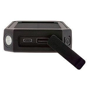 Bezdrátově nabíjecí powerbanka 10000mAh se solárním panelem