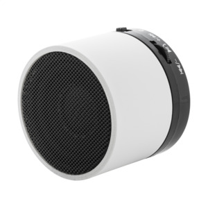 Bezdrátový bluetooth kulatý reproduktor 300mAh, bílá