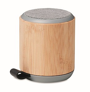 Bezdrátový reproduktor s bambusovým povrchem - reklamní předměty