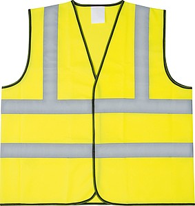 Bezpečnostní vesta, žlutá - reklamní předměty