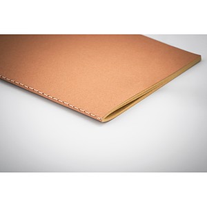 Blok A5 s kartonovým přebalem, středně hnědá