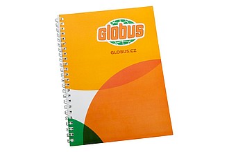 Bloky s přebalem a spirálou - reklamní předměty