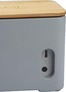 Bluetooth reproduktor a indukční nabíječka,šedá