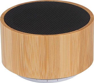 Bluetooth reproduktor s bambusovým povrchem - ekologické reklamní předměty