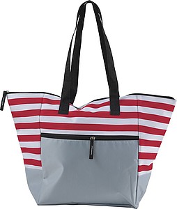 BOLSA Plážová taška na zip, červená - reklamní předměty