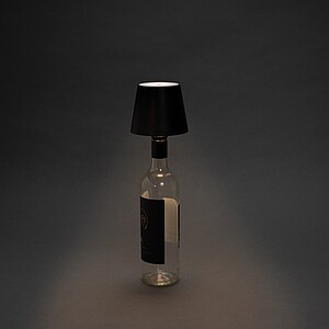 BottleGlow RCS lampa z recyklované plastové láhve, černá