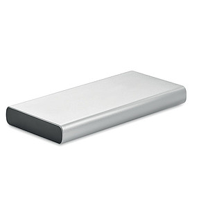 BRAHMA Hliníková powerbanka s kapacitou 10 000 mAh, stříbrná