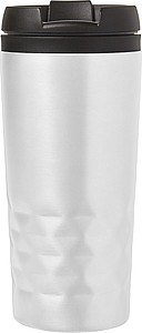 BRILON Termohrnek nerezový cestovní s plastovým víčkem, 300 ml, bílá