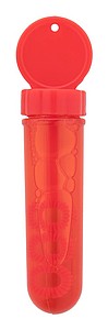 Bublifuk v barevném plastu, s 30 ml náplní, červená